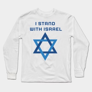 I stand with Israel Long Sleeve T-Shirt